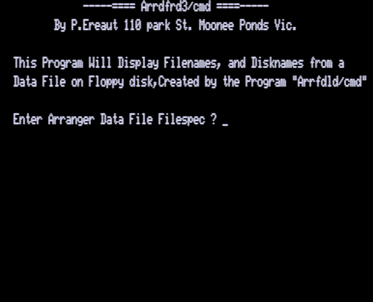 Screen shot